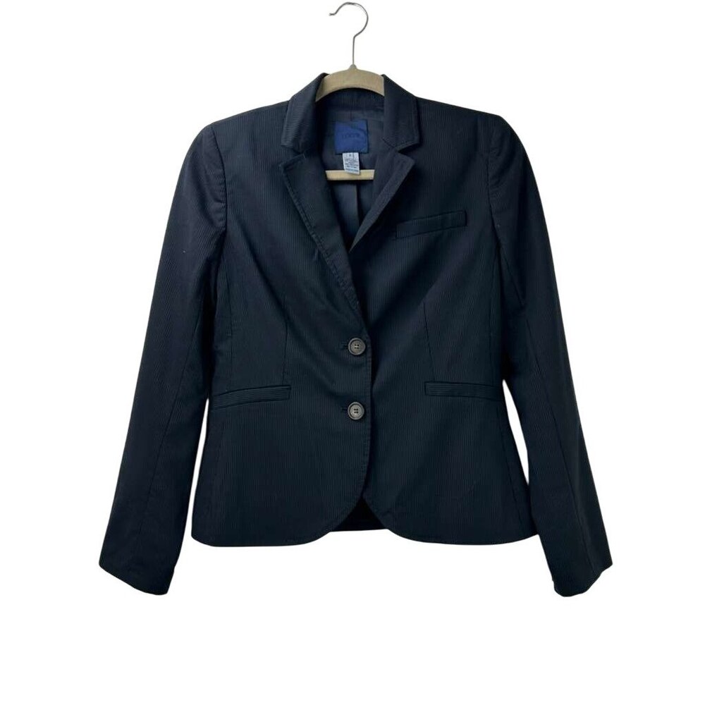 J. Crew Women's Size 2 Wool Blend Two Button Blazer Jacket - Picture 7 of 12